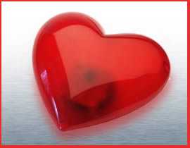 Valentinstag Geschenk-Herz